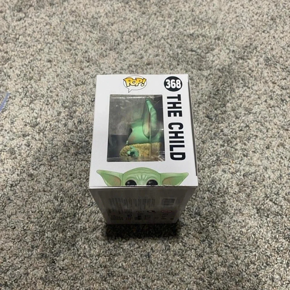 Funko Pop! Star Wars The Child Grogu Mandalorian 368 Bobble-Head Green NEW
